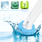 Velroxa Touch-Free Disposable Toilet Brush Kit with Wand and Refill Heads