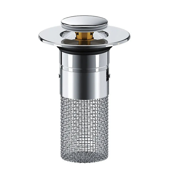 Velroxa 2-in-1 Pop-Up Sink Strainer