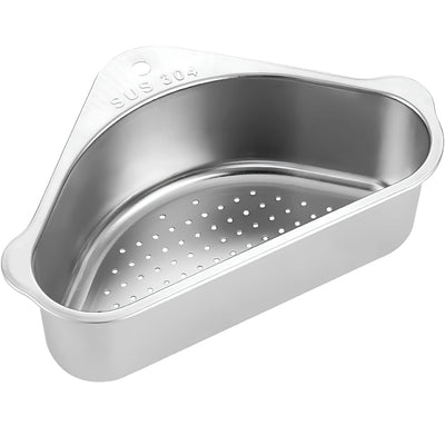 Velroxa Corner Sink Strainer & Organizer