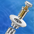 Velroxa 2-in-1 Pop-Up Sink Strainer