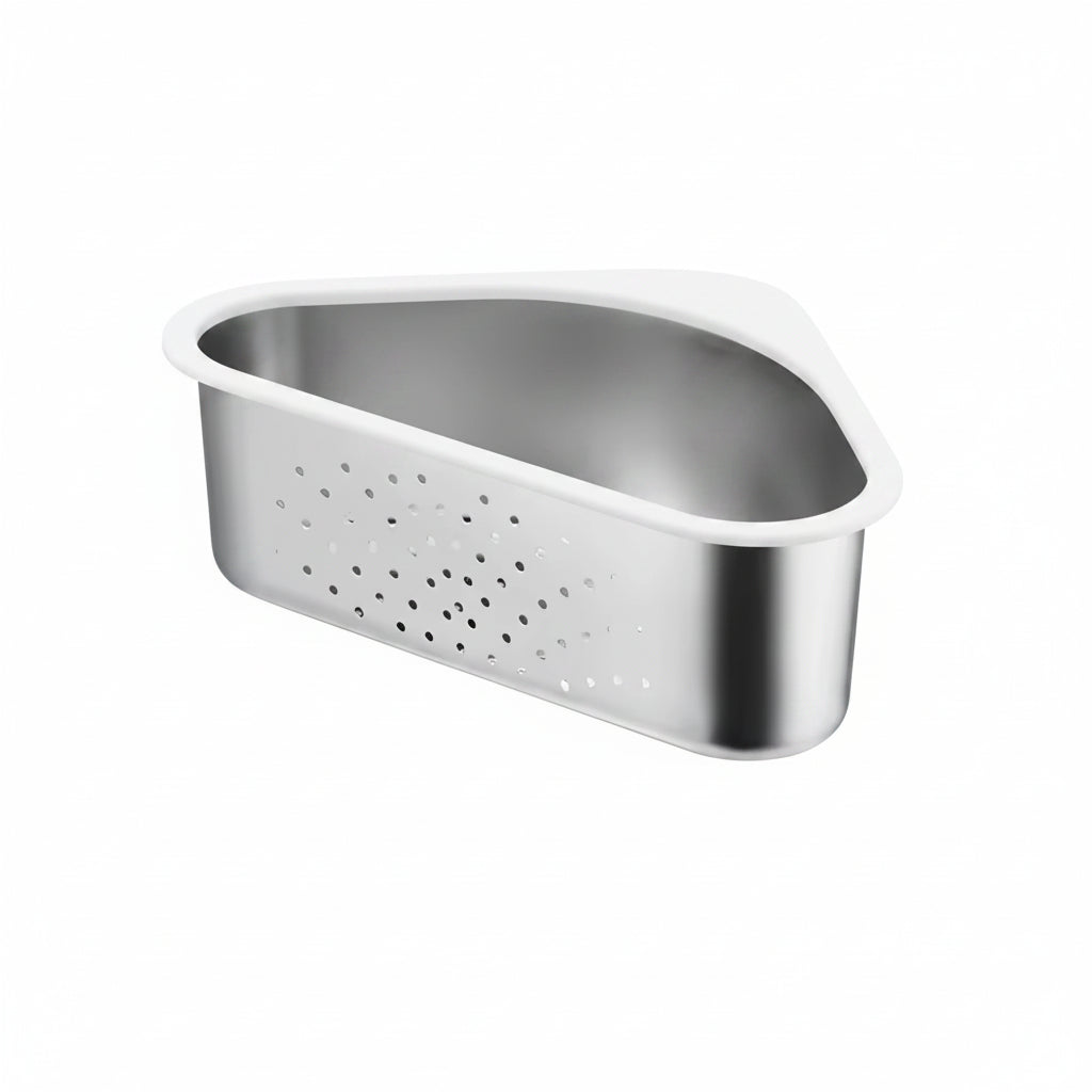 Velroxa Corner Sink Strainer & Organizer