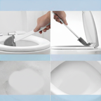 Velroxa Silicone Toilet Brush with Holder